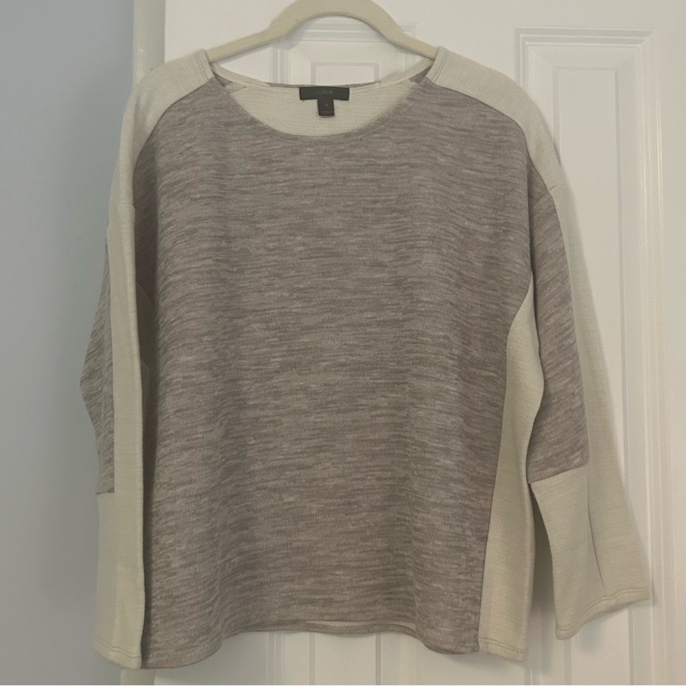 Color block sweater